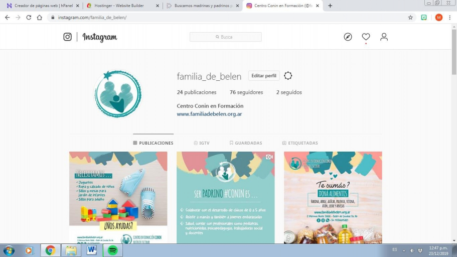 Seguinos en Instagram!